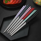 304 Stainless Steel Chopstick Lunch Tableware Travel Portable — product photo 2 of 6