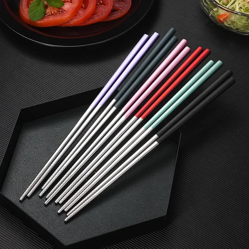 304 Stainless Steel Chopstick Lunch Tableware Travel Portable — product photo 2 of 6