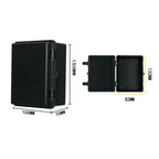 Black Hinged Junction Box IP67 Waterproof 150 X — main product photo
