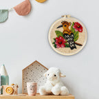 GATYZTORY punch embroidery needle Yarn bird 20x20cm Embroidery — product photo 4 of 6