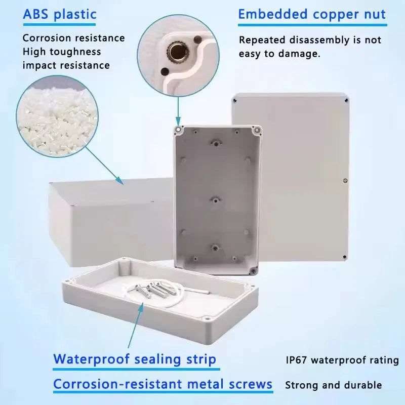 IP66 Electrical Plastic Enclosure ABS Power Junction Box — product photo 5 of 6