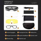 Outdoor Military Tactical Glasses UV400 Protective Glasses Air — product photo 2 of 6