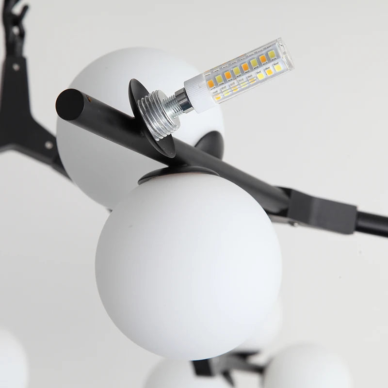 Nordic LED Chandelier 24 Heads Glass Pendant Light — product photo 4 of 6