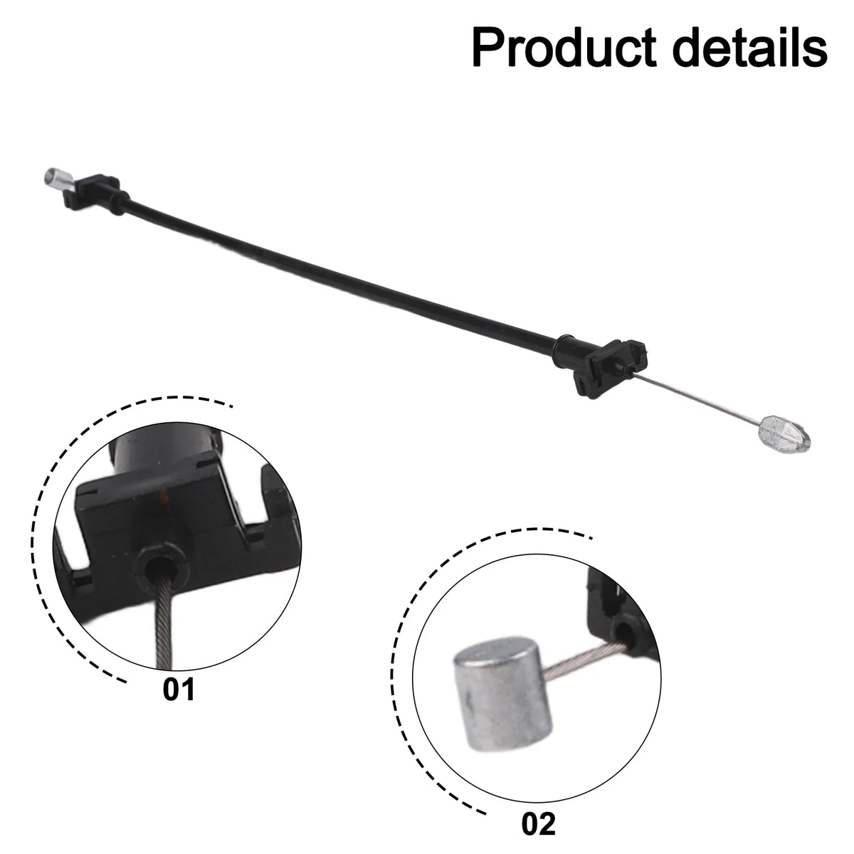 Door Lock Control Cable Front Accessories Parts Replacement — main product photo