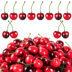 10/20Pcs Fake Cherry Artificial Fruit Model Simulation Cherry — main product photo
