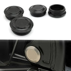 2Pcs Silver/Black Motorcycle Frame Hole Cover Decoration Parts — product photo 2 of 6