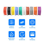 Silicone Wire Mix 5 Colors Boxed Kit 30/28/26/24/22/20/18/16AWG — product photo 2 of 6