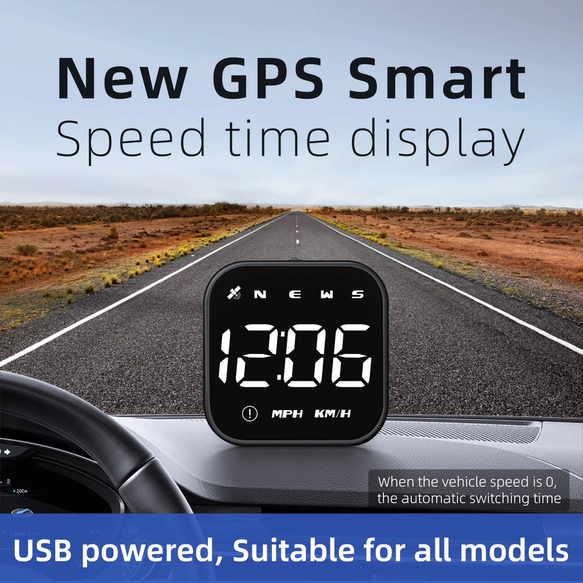 G4S GPS Head Up Display LED Auto Speedometer — product photo 2 of 6