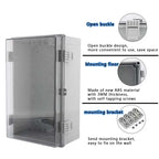 Ip66 Abs Pc Hinged Plastic Enclosure Waterproof Power — product photo 2 of 5