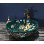 Household European Style Washbasin Washbasin Flower Petal Shaped — product photo 4 of 6