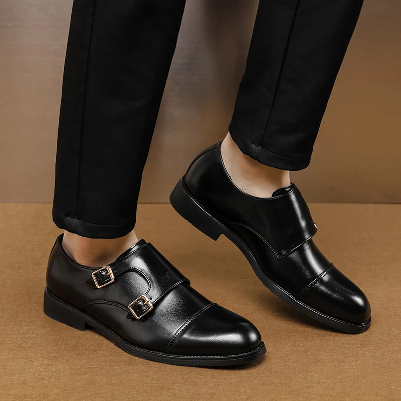 Luxury Brand Casual Leather Men Casual Shoes Fashion — product photo 3 of 6