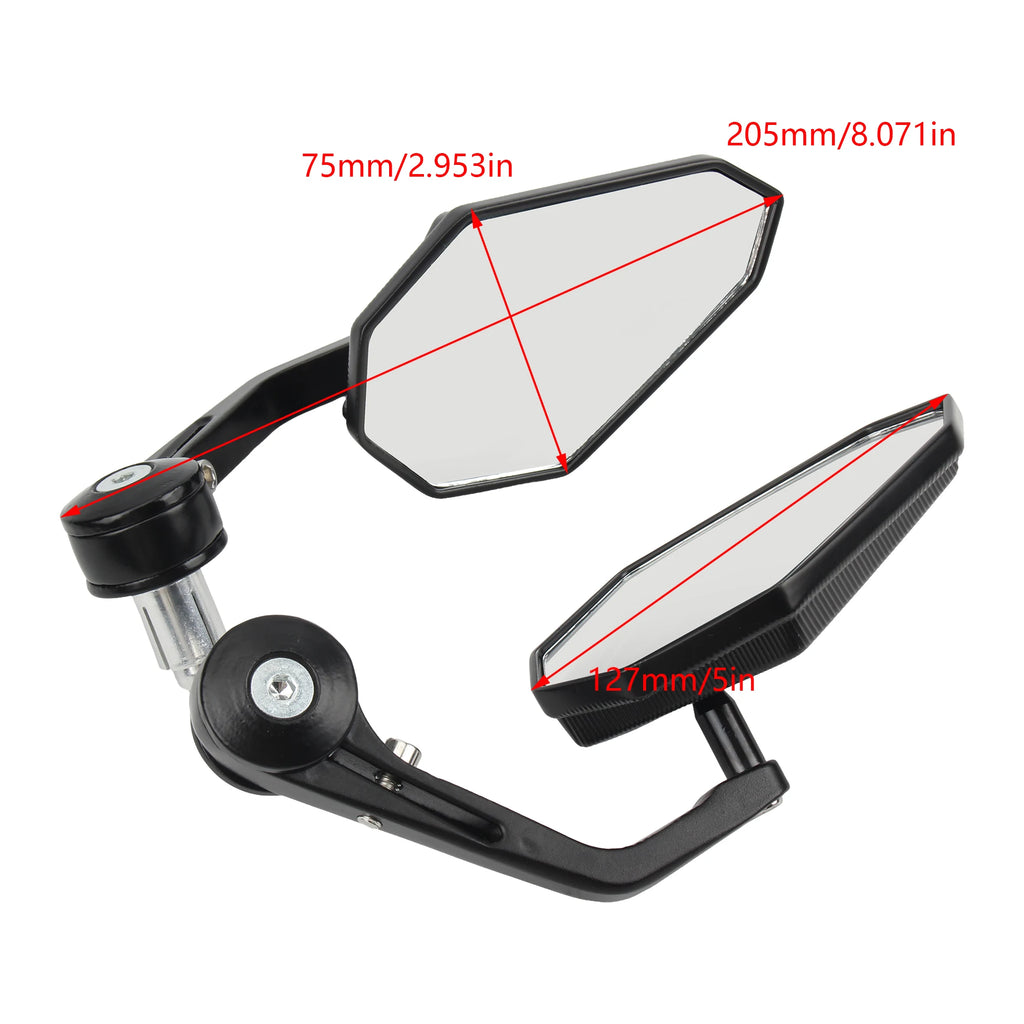 Motorcycle CNC Rearview Mirrors Anti-glare For Kawasaki Z400 — product photo 2 of 6