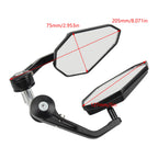 Motorcycle CNC Rearview Mirrors Anti-glare For Kawasaki Z400 — product photo 2 of 6
