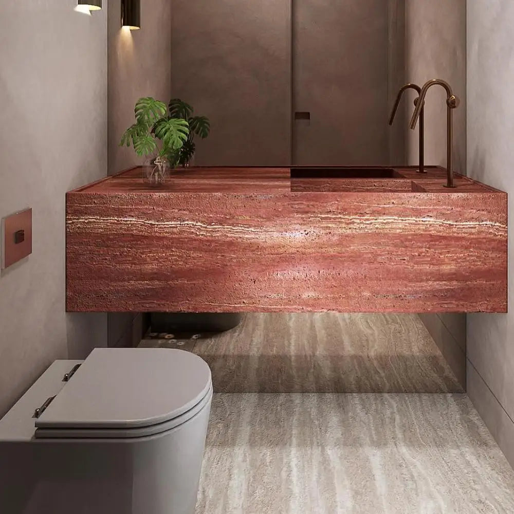 #Luxury Marble Sink: Deep Integrated Undermount Basin — product photo 2 of 5