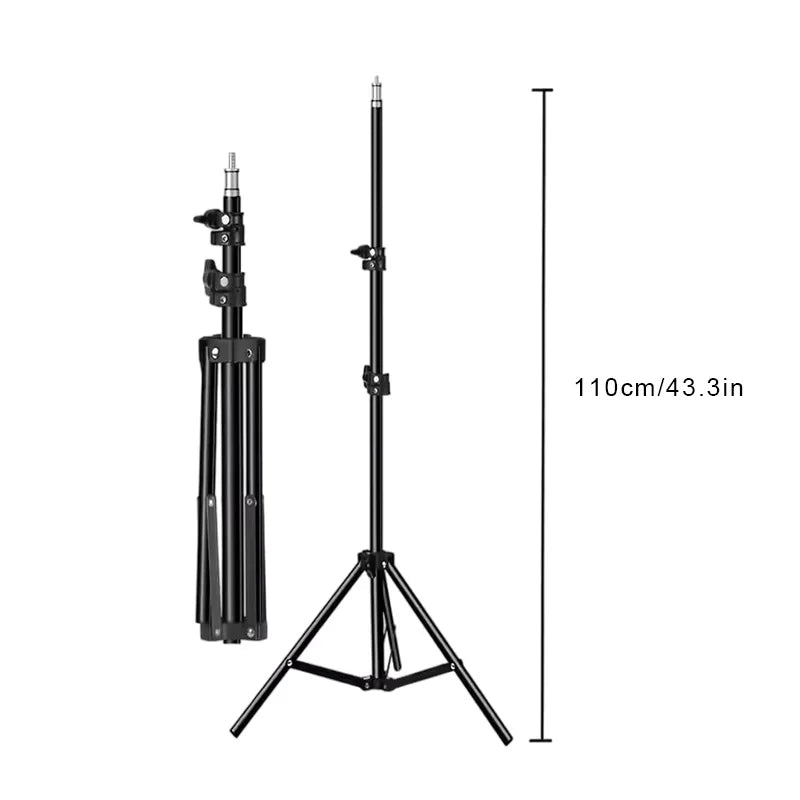 12-inch Foldable LED Ring Light With 110cm Tripod — product photo 6 of 6