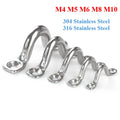 1-5PCS M4-M10 304/316 Stainless Steel Wire Eye Strap — main product photo