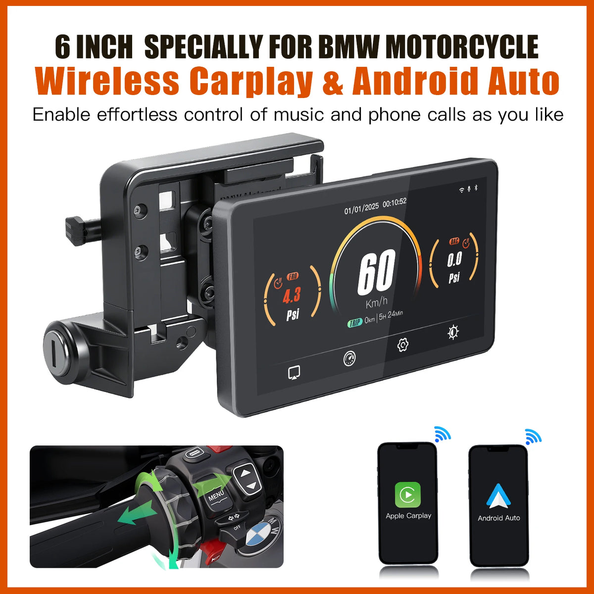 CARABC MB6 6"Special For BMW F750GS XR M1000 — product photo 2 of 6