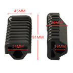1 Pair Motorcycle Anti-Slip Foot Peg Rubber Covers — product photo 6 of 6