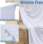 Wrinkle-Free Party Backdrop 150x214cm Solid Color — product photo 5 of 6