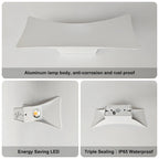 12W LED Wall Light Outdoor Waterproof Aluminum Dual — product photo 5 of 6