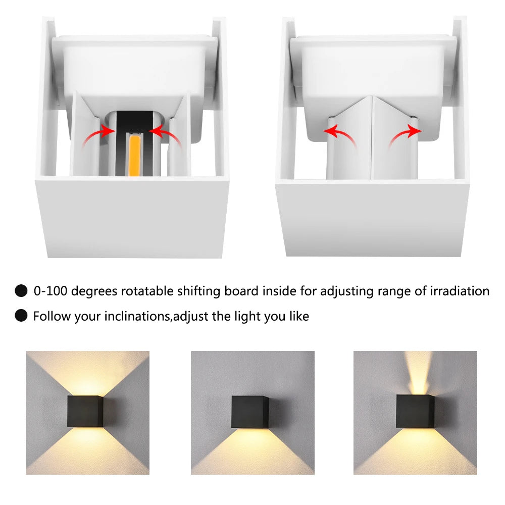 6W/10W/20W PIR Sensor LED Wall Light Outdoor Waterproof — product photo 4 of 6