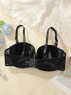 Women's sexy solid color lace plus size bra — product photo 2 of 6