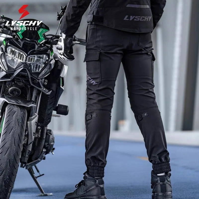 LYSCHY Motorcycle Pants Winter Warm Motorbike Rider Trousers — product photo 6 of 6