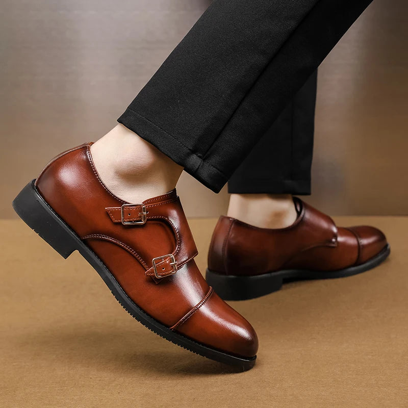 Luxury Brand Casual Leather Men Casual Shoes Fashion — product photo 5 of 6
