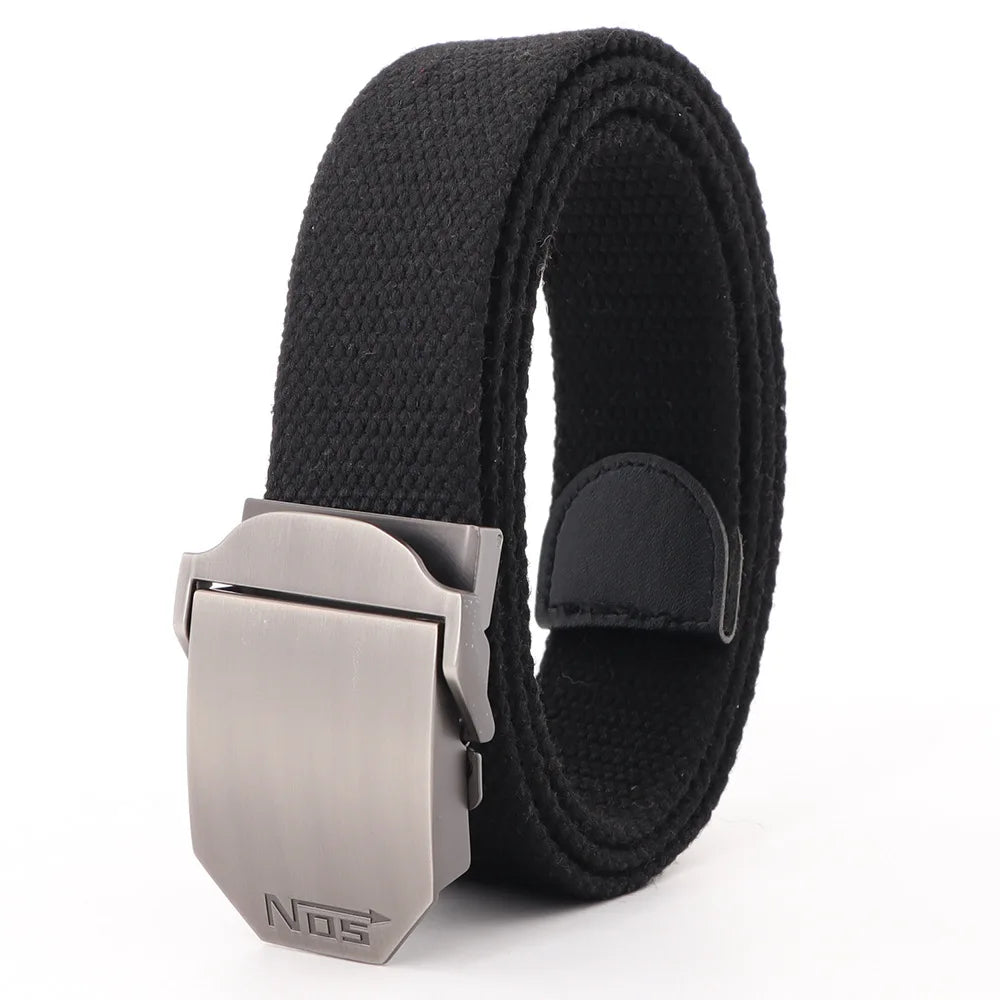 Men's 38mm Width Casual Canvas Belt 4mm Thick — product photo 4 of 6