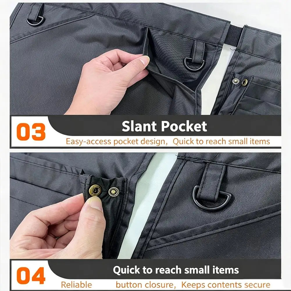 Adjustable Gardening Tool Waist Apron Pouch — product photo 5 of 6