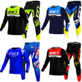 NEW 2026 FXJ blue enduro motocross gear set — main product photo