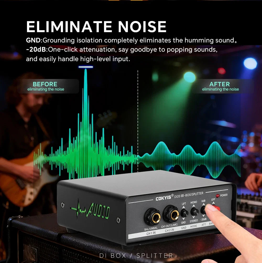 DI BOX Active Two-Channel Audio System High Frequency — product photo 2 of 5