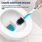 Water Spray Silicone Toilet Brush With Wall-Mounted Breathable — product photo 2 of 6