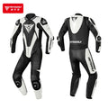 MOTOWOLF JM10 One-piece Riding Leather Suit Cowhide Leather — main product photo
