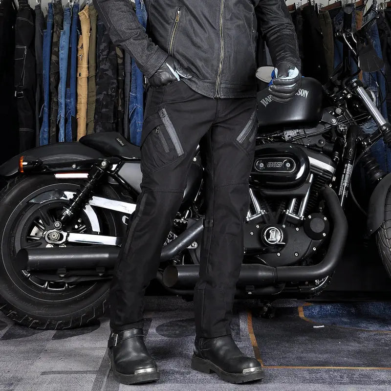 Waterproof Motorcycle Riding Pants All-Season with Reflective Strip — product photo 6 of 6