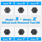 22Pcs Wheel Lock Nut Socket Set Anti-Theft Lug — product photo 4 of 6