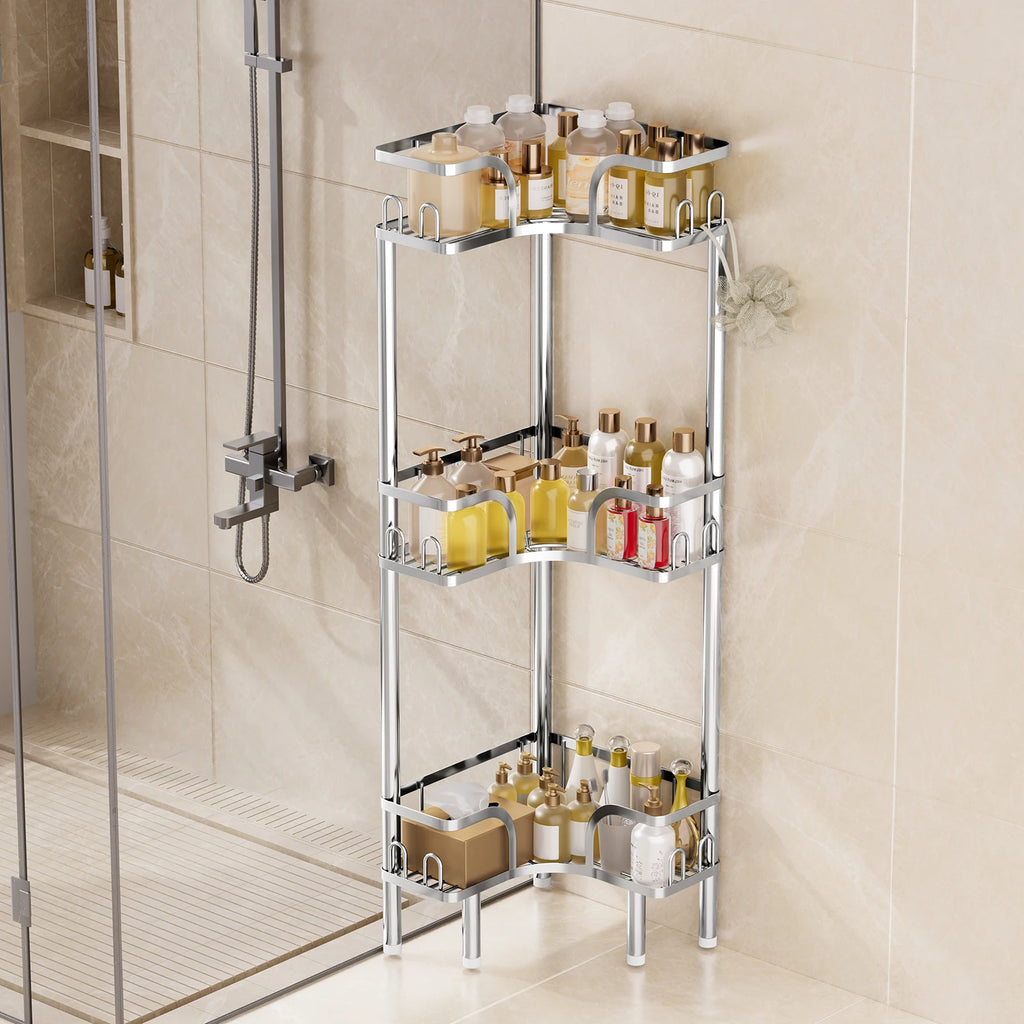 1Pc Stainless Steel Storage Rack for Shower Room — main product photo