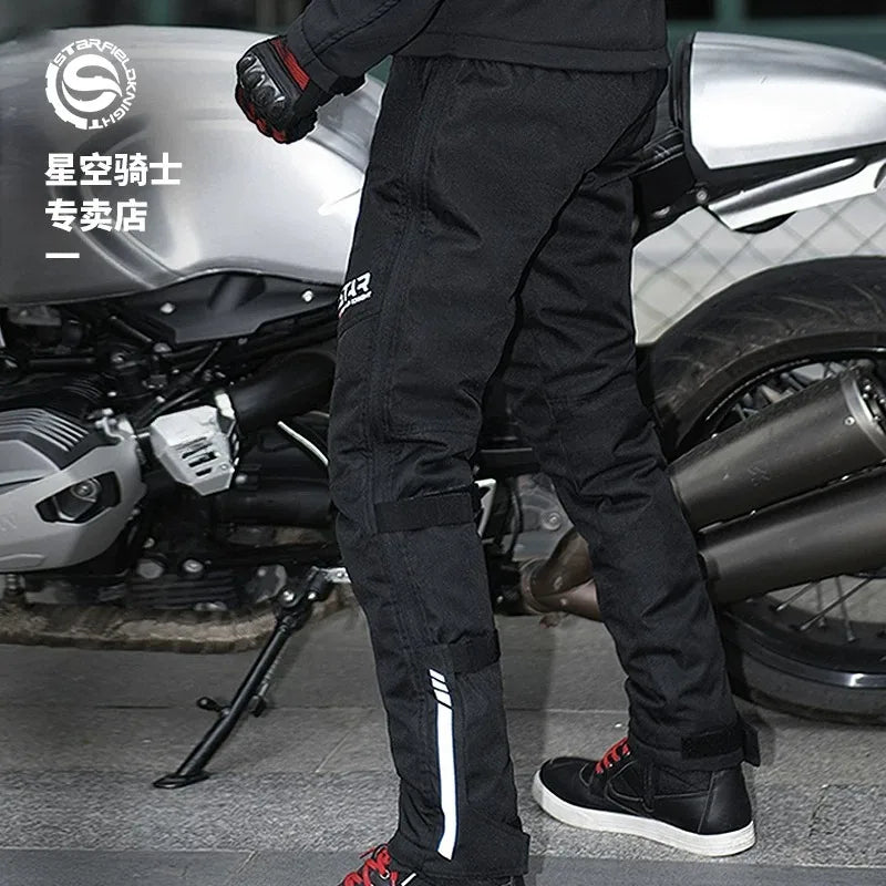 Starfield Knight Motorcycle Riding Pants Anti Fall Windproof — product photo 3 of 6