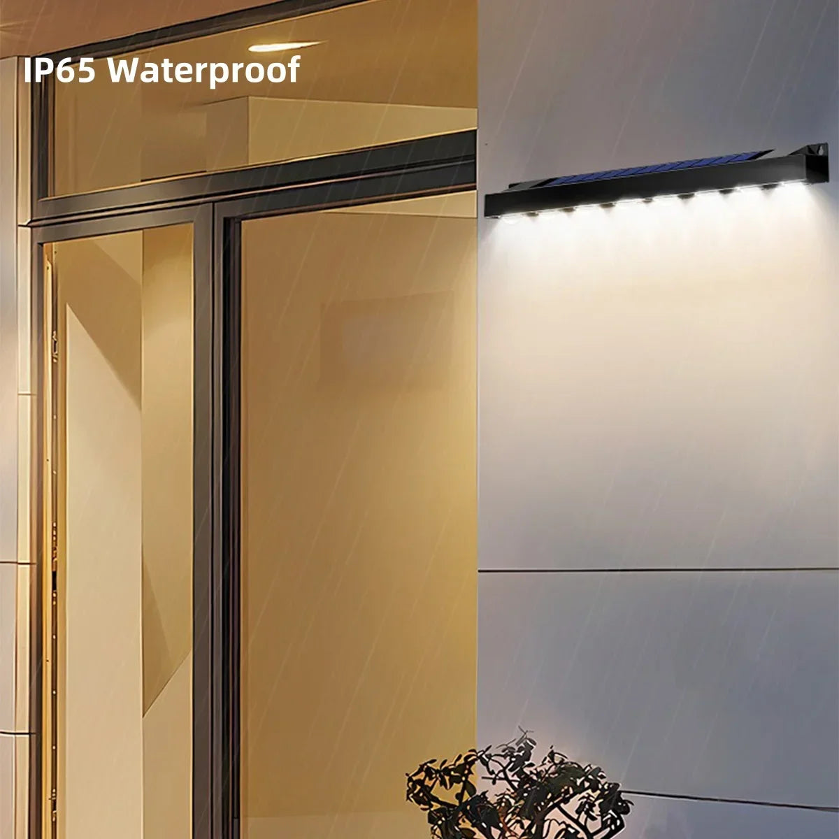 4/6/8LED Solar Wall Light Outdoor Waterproof Garden Decora — product photo 3 of 6
