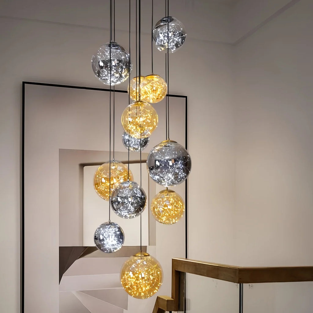 Modern Spiral Chandelier Indoor Light Living Room Villa — product photo 3 of 6