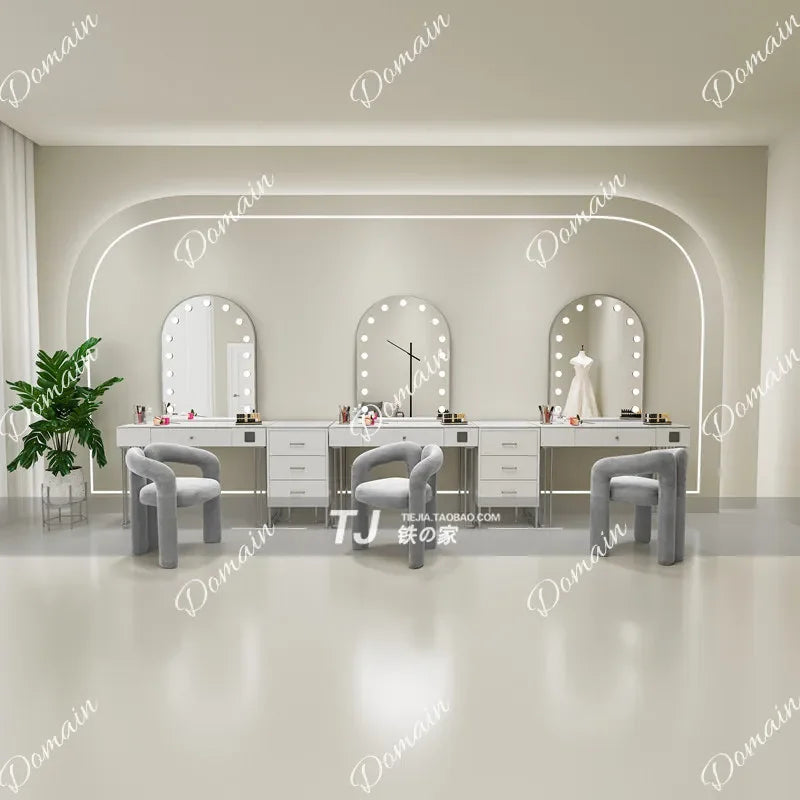 XJ Premium Studio Professional Vanity Table With Lamp — product photo 4 of 6