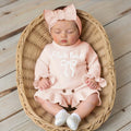 2Pcs Set Knitted Newborn Photography Outfits with Bow — main product photo