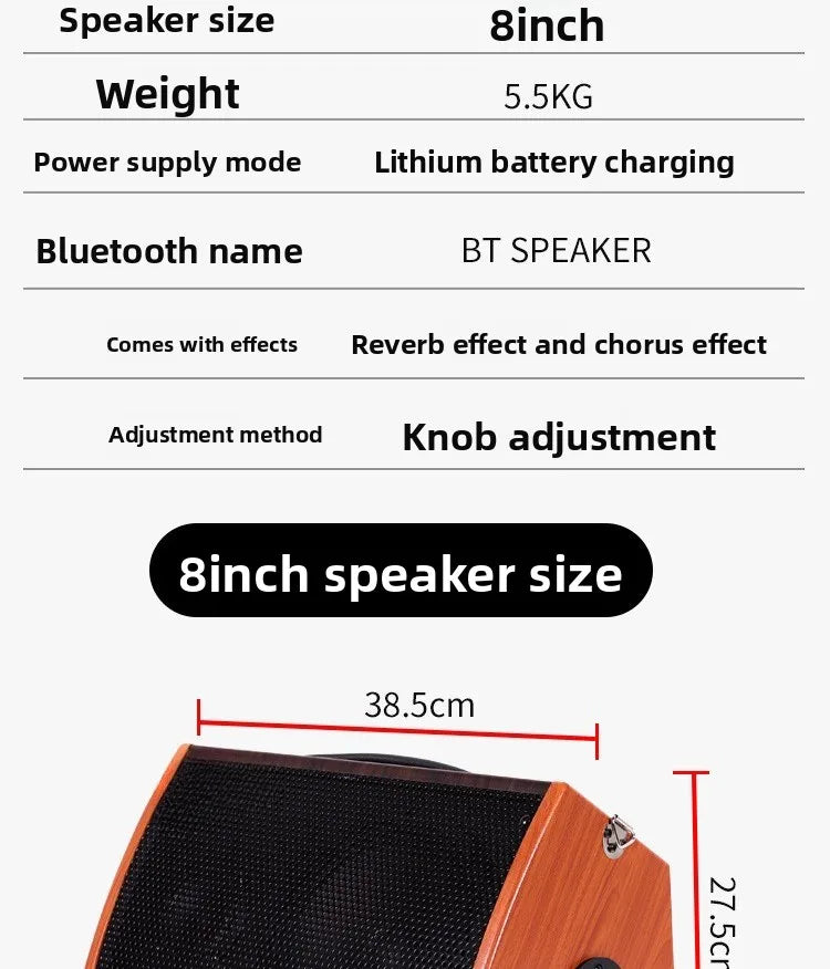 Charging bluetooth acoustic guitar speaker — product photo 6 of 6