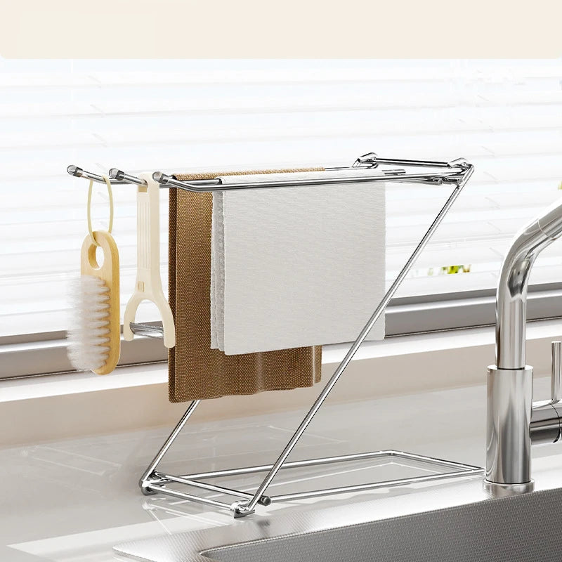 HeMu Foldable Z-shaped Hand Towel Stand — product photo 3 of 5