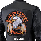 Large Back Embroidered Patches Smoking Monkey Motorcycle Patch — product photo 5 of 5