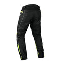 Men's Warm Moto Pants Black Green Oxford Cotton — main product photo
