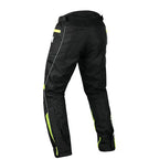 Men's Warm Moto Pants Black Green Oxford Cotton — main product photo