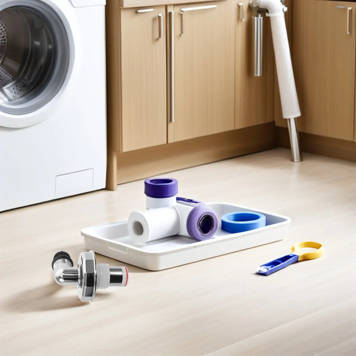 Washing Machine Drain Hose Connector Elbow Adapter Drain — product photo 6 of 6
