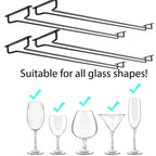 Furniture Useful Iron Wine Rack Glass Holder Hanging — product photo 4 of 6