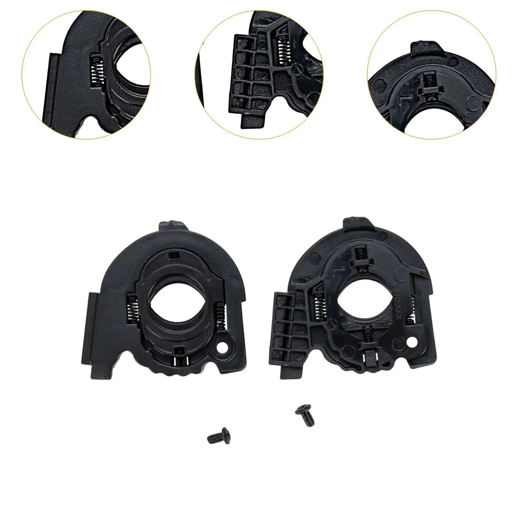 Helmet Visor Shield Base Pair Sturdy Plastic Replacement — main product photo